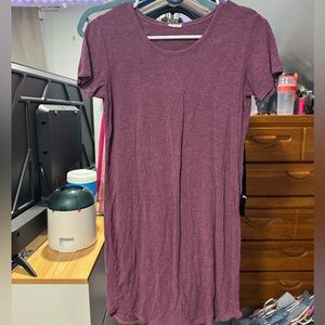 Garage Plum Teeshirt Dress